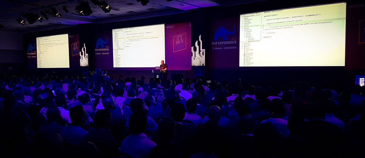 mhgontijo's tweet image. .@freekmurze in #PHPx2018 🇧🇷🇧🇷🇧🇷

Laravel, Pusher &amp;amp; Vue.js everywhere!!!