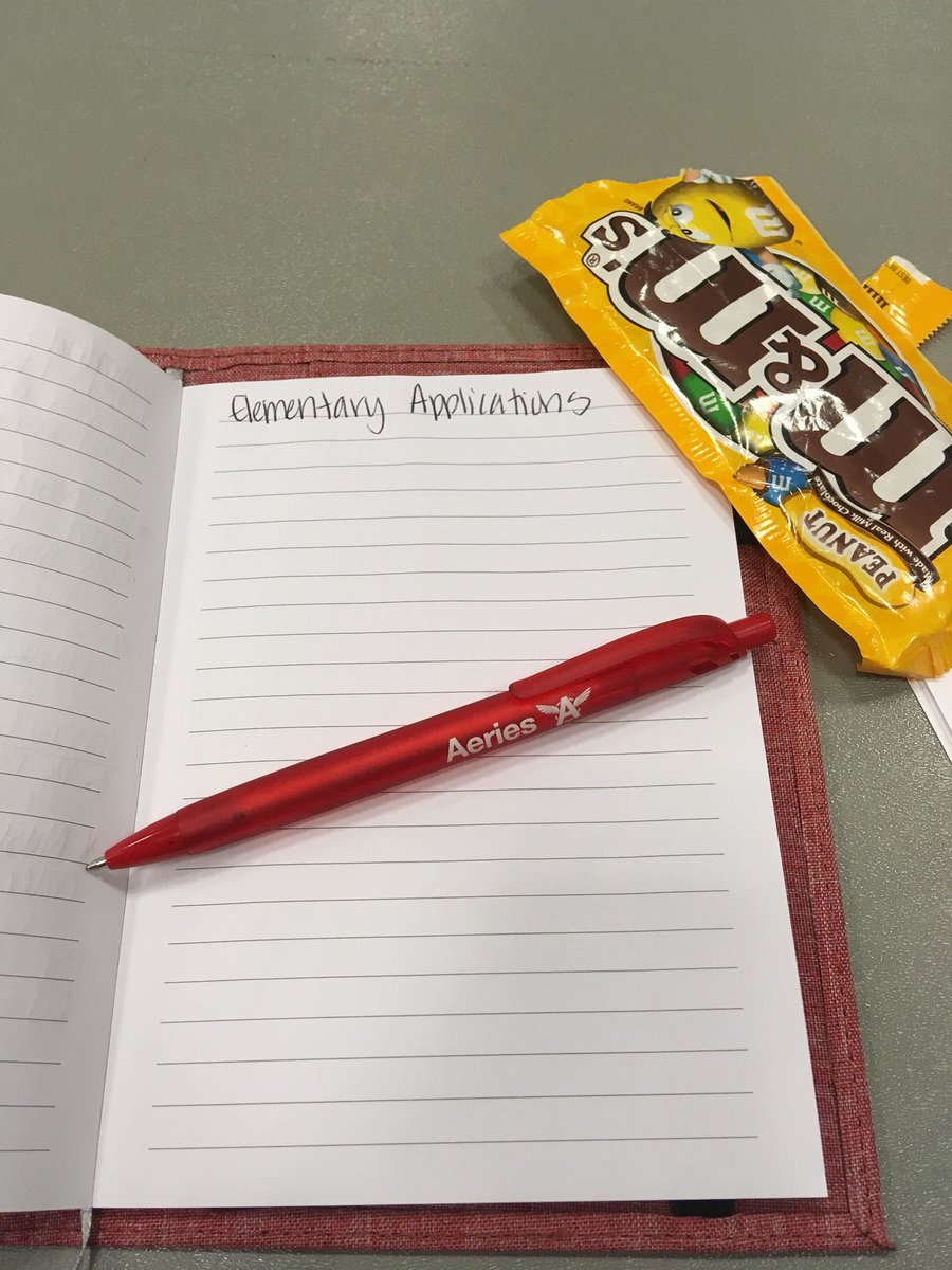 Ready for Elementary Applications at <a href="/AeriesSIS/">Aeries SIS</a> Aeries Con 2018! Discussion about Elementary life and what we need for next year! #AeriesSIS #tcsdshare #lifelonglearning #lifeasastudent