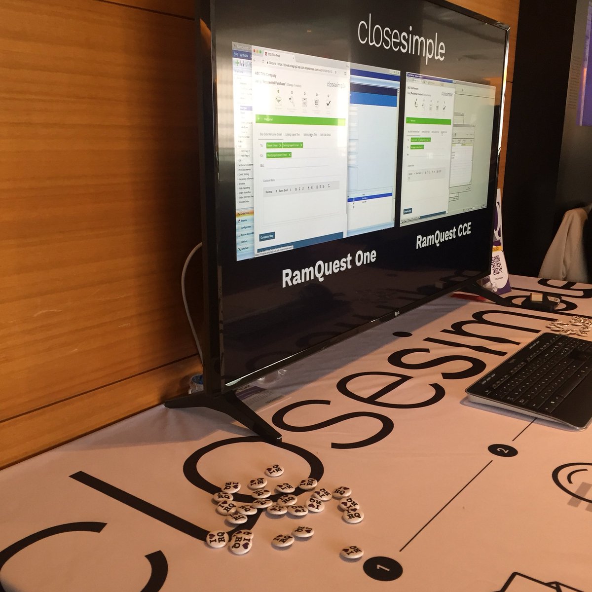 Exciting day as we officially launch the <a href="/CloseSimple/">CloseSimple</a> <a href="/RamQuest/">RamQuest</a> Integration at the #RQUG Conference in Dallas. Automated Text Message &amp; Email Updates, plus our Closing “Pizza Tracker” Timeline all make communicating during the the #titleclosing process better for everyone.
