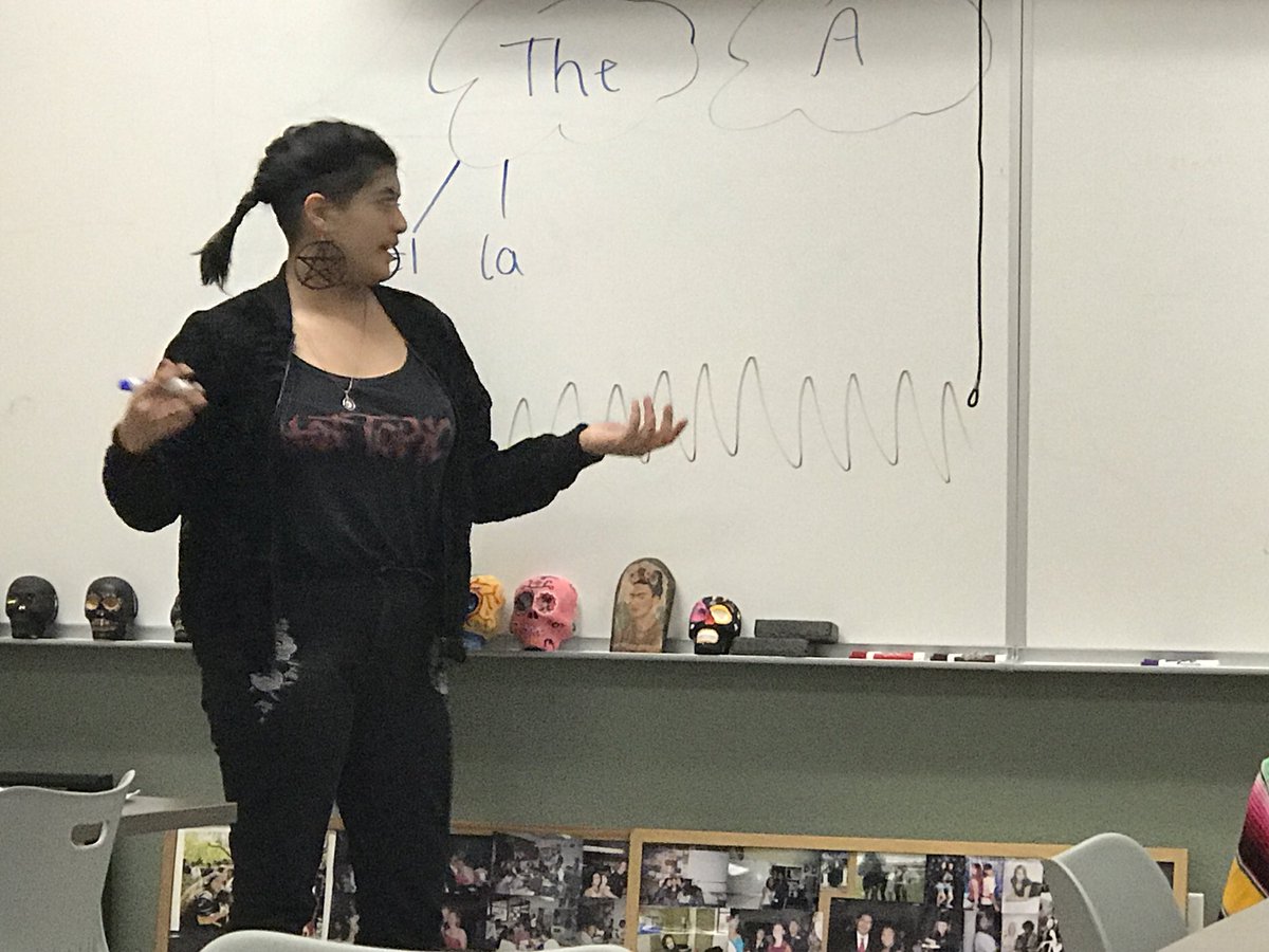 buya74's tweet photo. Students teaching students #adjectives #ser # nouns #articles #IDEACenterHS  #Español 1C https://t.co/fpDjZI59zM