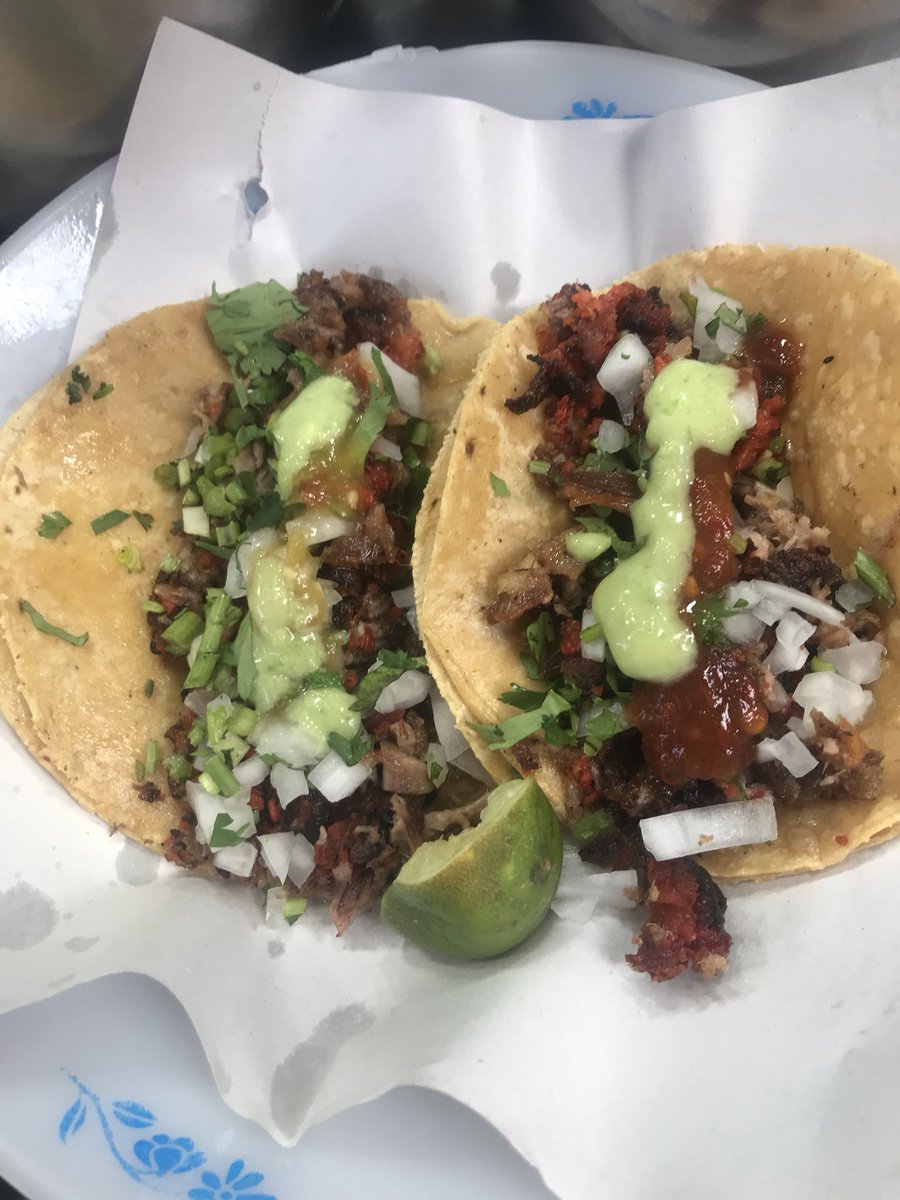 Max_TNT_trip's tweet photo. Campechanos tacos from Los Cocuyos. Absolutely phenomenal. #CDMX https://t.co/gAvVGwH0rw