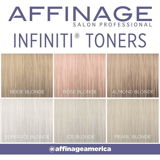 Affinage Infiniti Hair Colour Chart