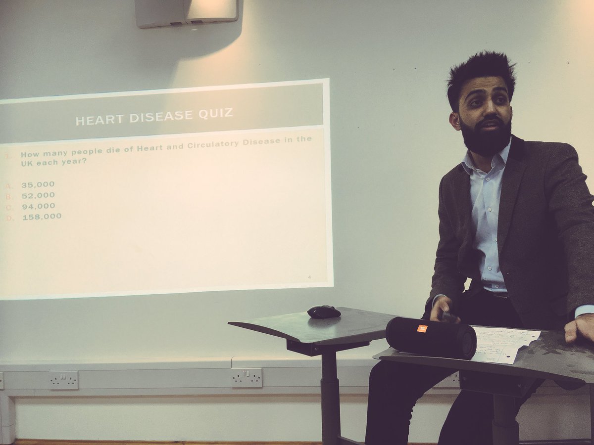 askmydocuk's tweet image. Great work, Akmal, on presenting on heart disease tonight. A new Trustee and lead for Askdoc Oldham. Also a final year medical student.
Giving back to the community 🙂