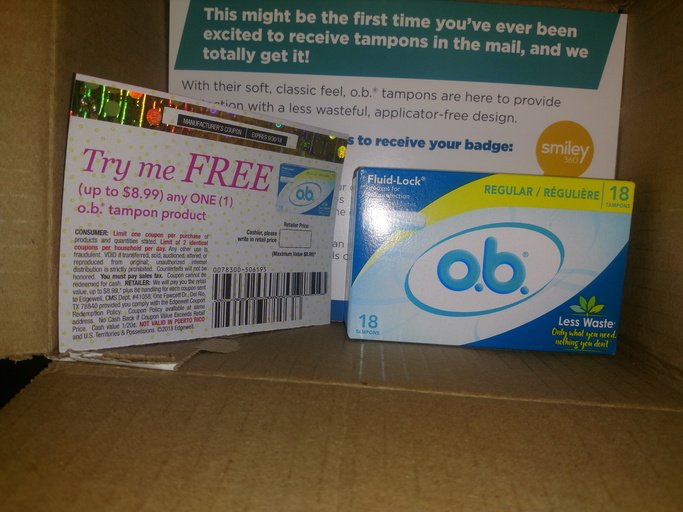 SarahSMP669's tweet photo. I'm loving applicator-free #obTampons! Get your free sample! #obTampons #ad https://t.co/09KiHeO3YO https://t.co/tRF3rXvpw7