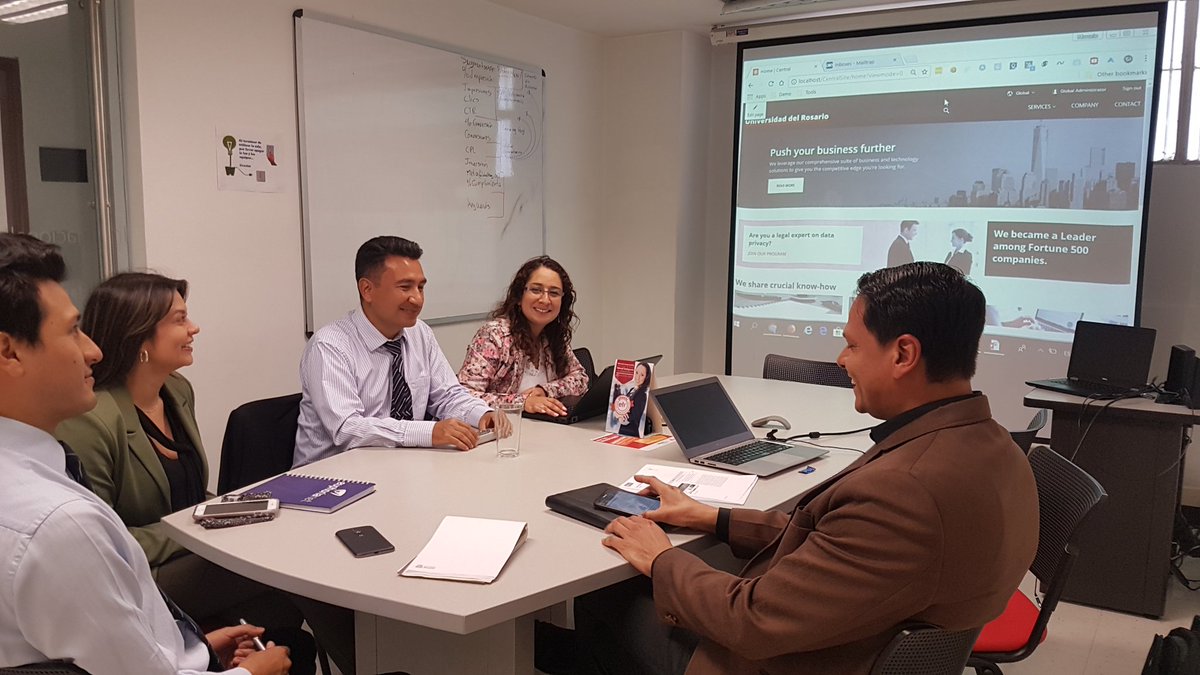 mescallo's tweet photo. First @Kentico EMS central demo for @URosario by @euphorianet. With the great team of content and marketing management. https://t.co/RlfOd21Tlw