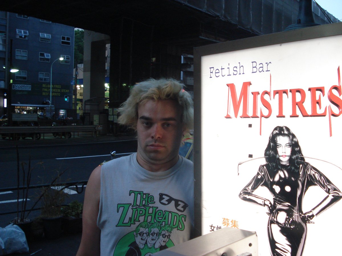 Flashback to our accordionist's best impression of <a href="/FatMike_of_NOFX/">Mike Burkett</a> . "The Mistress Bar in Roppongi is the place..." haha TUNE! #fatmike #impression #lookalike #punk #tokyo #roppongi #japan #eattheevidence