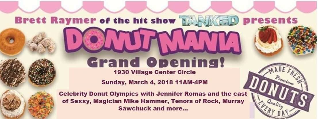 CulturedRuffian's tweet photo. Please tell me you're going to visit the new Donut Mania that my buddy  @BrettRaymer just opened in Las Vegas! Have mercy! https://t.co/kbbCrAk719