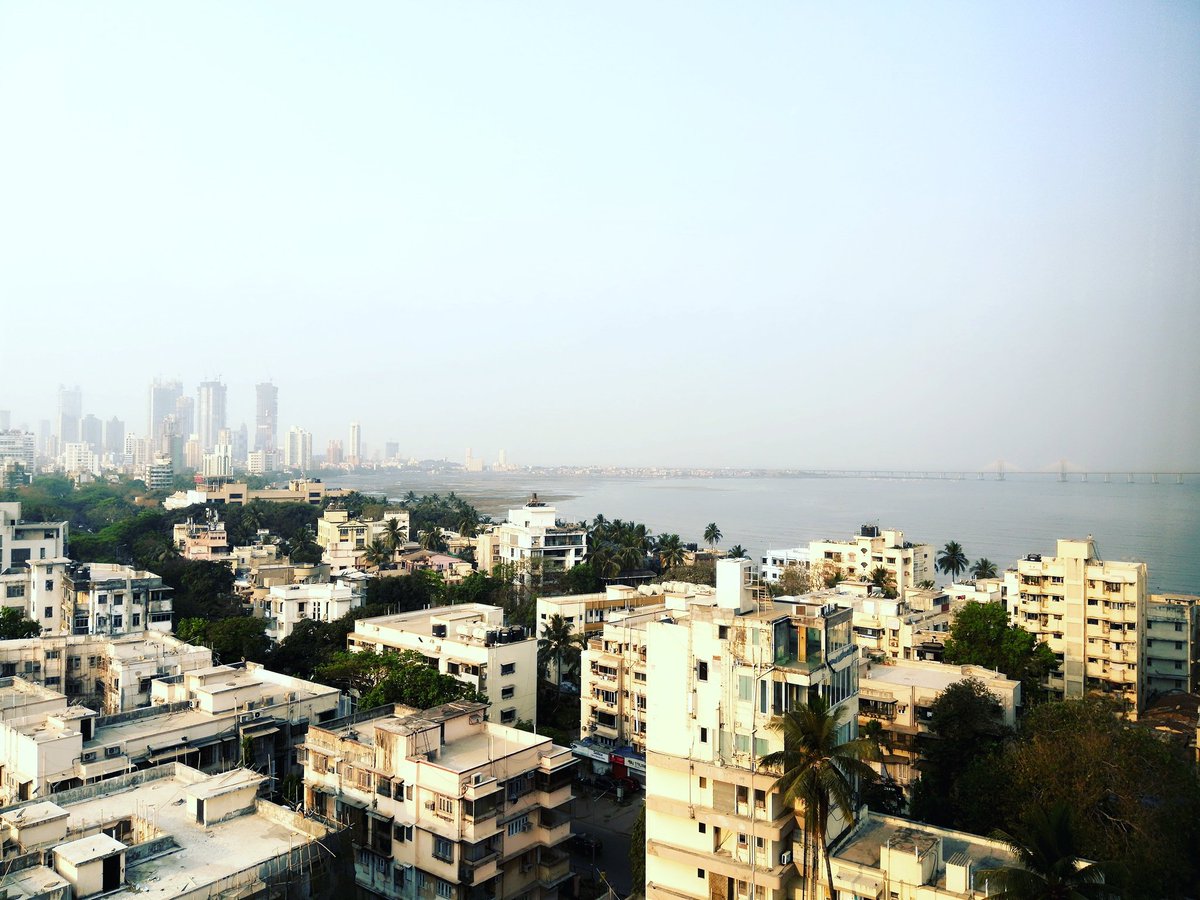 #Mahim, #Mumbai on a clear March morning.
#MumbaiScenes #SeaLink #Mumbai #Mahim #ViewFromTheWindow