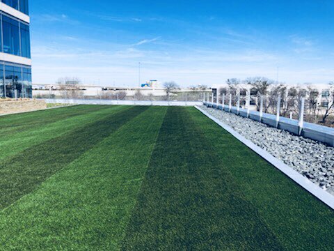 Novalandscape's tweet photo. @graniteprop @tbgpartners @AustinAdvantage beautiful terrace view today #novagreen @Novalandscape https://t.co/giTpzEQIaR