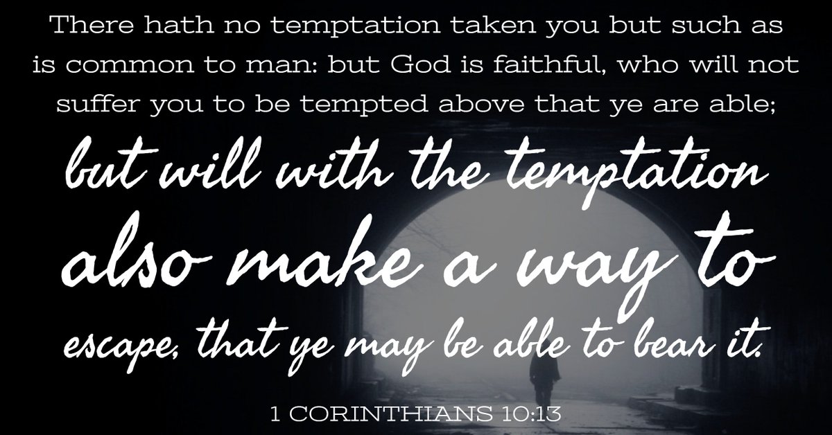 LatterDayBox's tweet photo. Spencer read this and thought it was wonderful. I love it. God has promised us that we will not be tempted more than we can handle, and with the temptation comes a way to escape through Jesus Christ. 
#temptation #bible #1corinthians  #escape #lds #faith #pray  #JesusChrist https://t.co/tltBLXFmMl