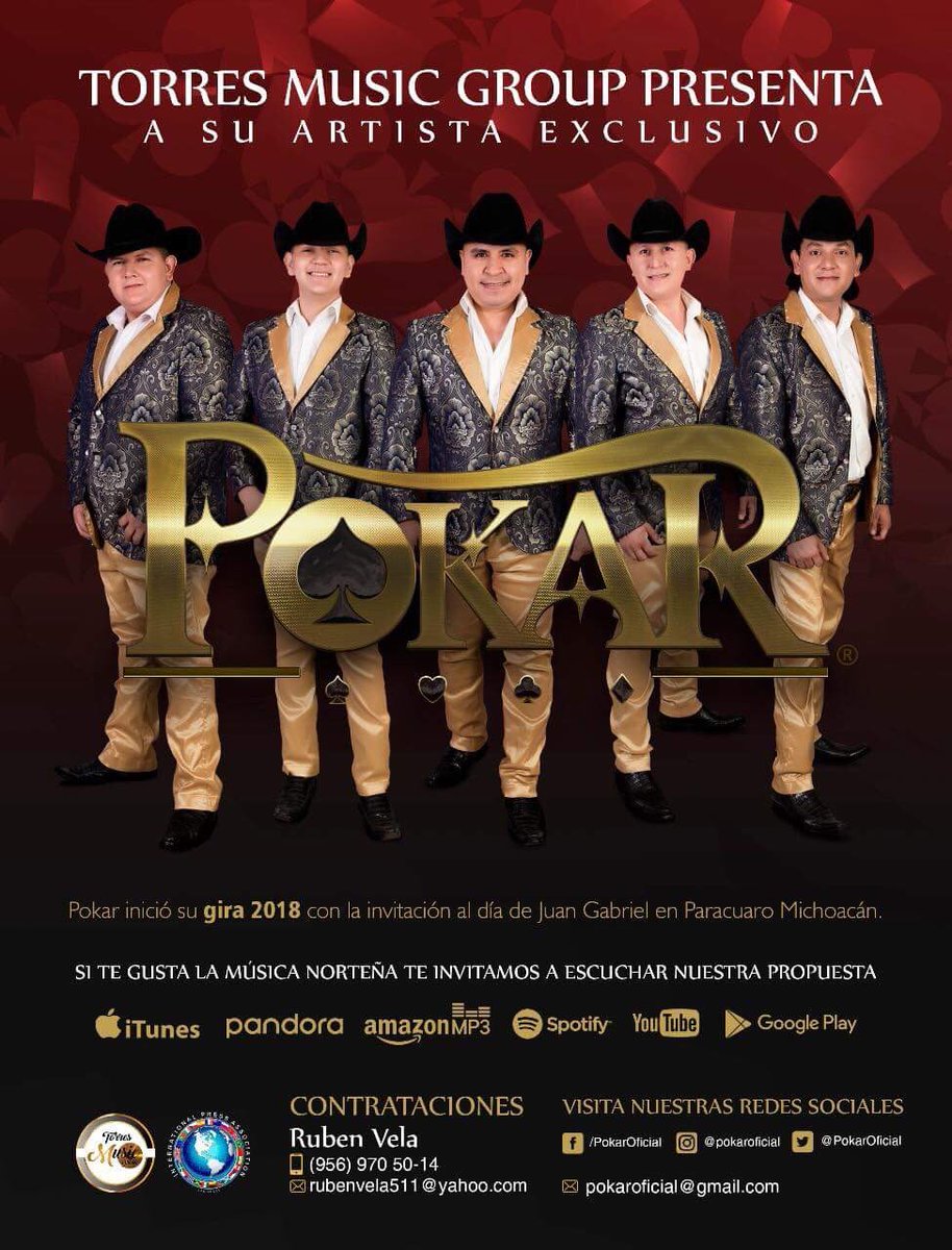 TorresMusicMx's tweet photo. #GrupoPokar #TorresMusicGroup #IconosMagazine @ICONOSMAG @TorresMusicMx @PokarOficial https://t.co/Jurd0o6uv5