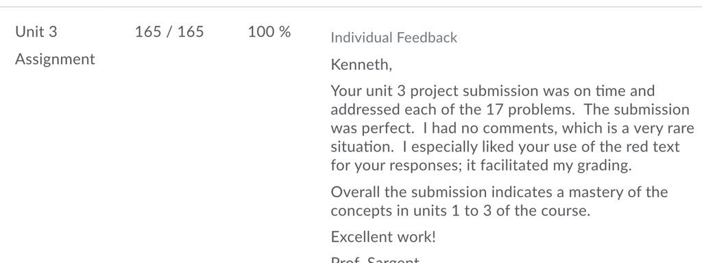 KennyGetIt's tweet photo. I set the bar pretty high for myself. Never been told my assignment was “perfect” .......esp in #Statistics #redfont https://t.co/3RkgXHx695