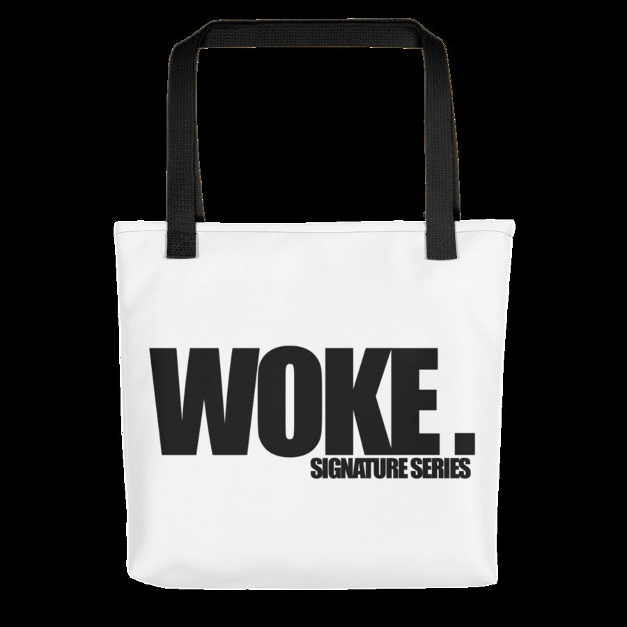 ILTPOFFICIAL's tweet photo. Woman's DZCT Woke. Signature Series Tote Bag! #iLTP #Totebag #Woke #SignatureSeries https://t.co/911HWFYlZi