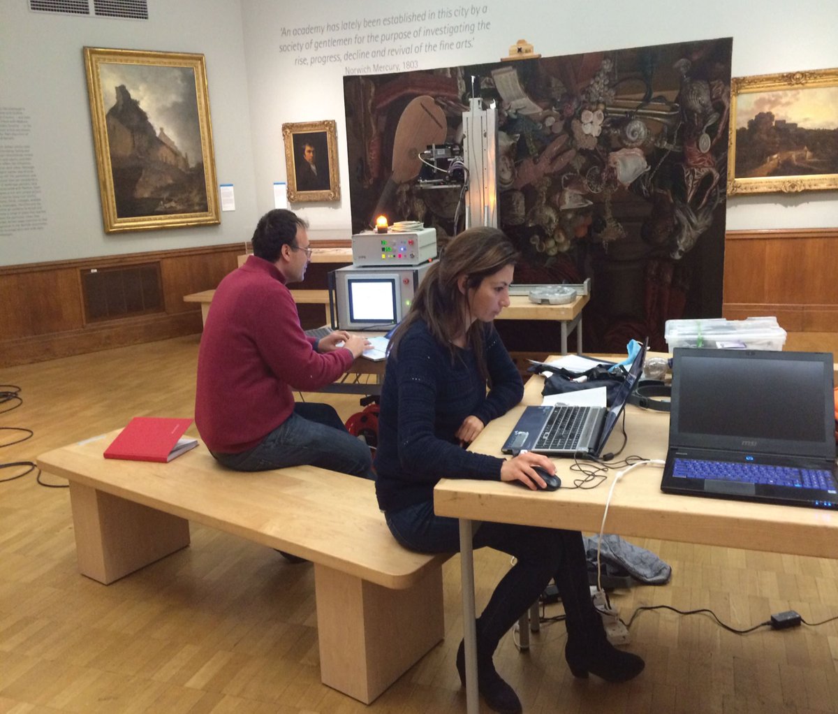 YaleBritishArt's tweet image. 3/6, 12:30 pm—Art in Context | Technical Analysis of “The #PastonTreasure”

Join Jessica David, Senior Conservator of Paintings, at the Center, for a thirty-minute talk in the third-floor galleries. #technicalarthistory

Learn more: bit.ly/2D0vGwN