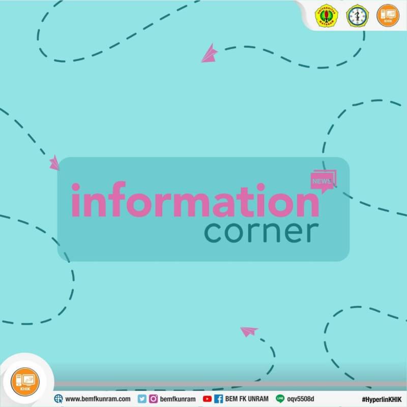 bemfkunram's tweet photo. [INFORMATION CORNER]
Hallo sivitas akademika FK Unram🙌🏻
BEM FK Unram telah merangkum informasi penting yang kami dapatkan selama seminggu terakhir. Yuk di cek! Jangan sampai ketinggalan informasinya yaa🤗

#BEMFKUNRAM #KeluargaInspiratif #SiapMenginspirasi #HyperlinKHIK https://t.co/4hnK9FHCEo