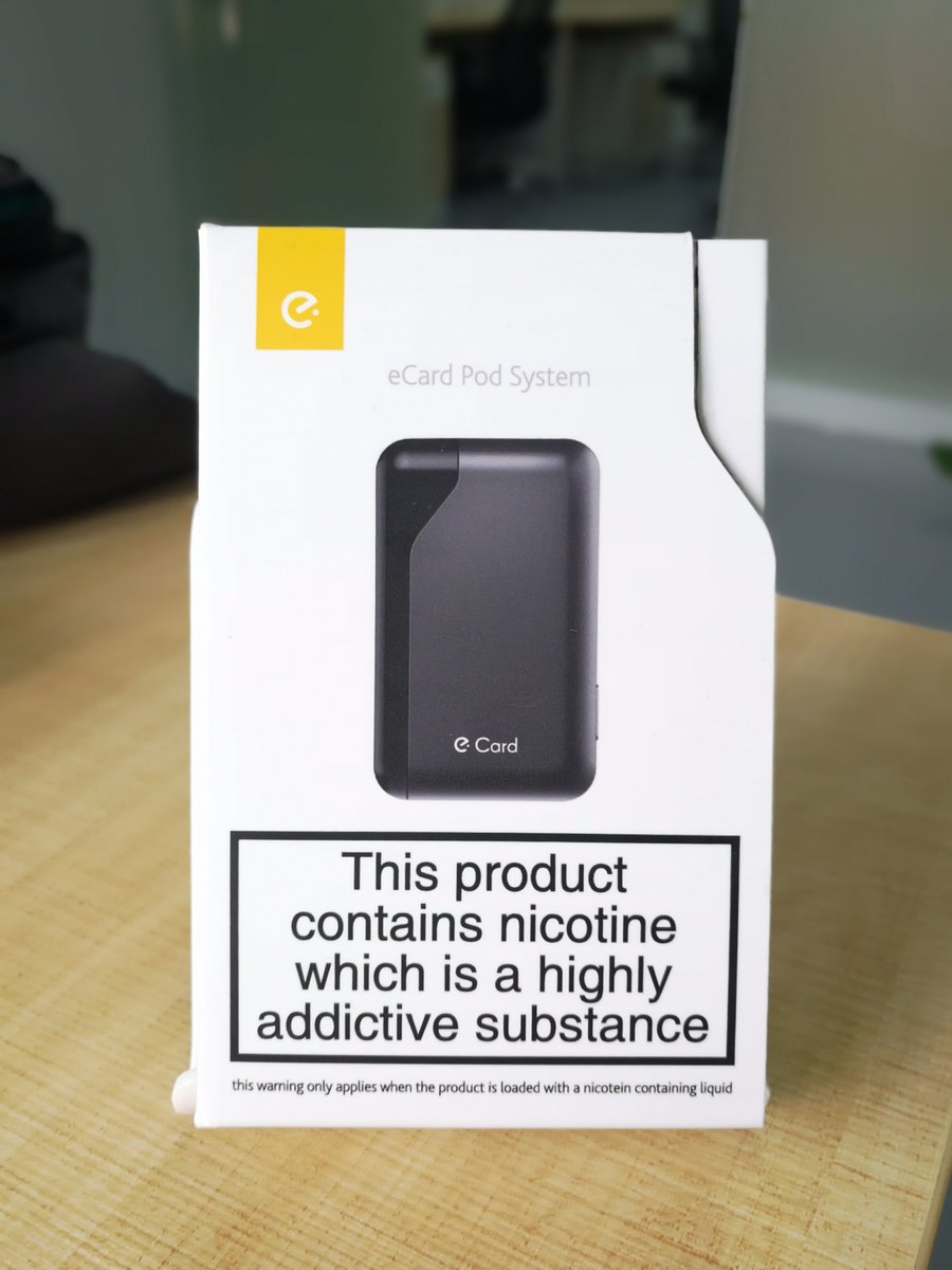 eCard  
Pod System Vape Kit 
TPD Version
