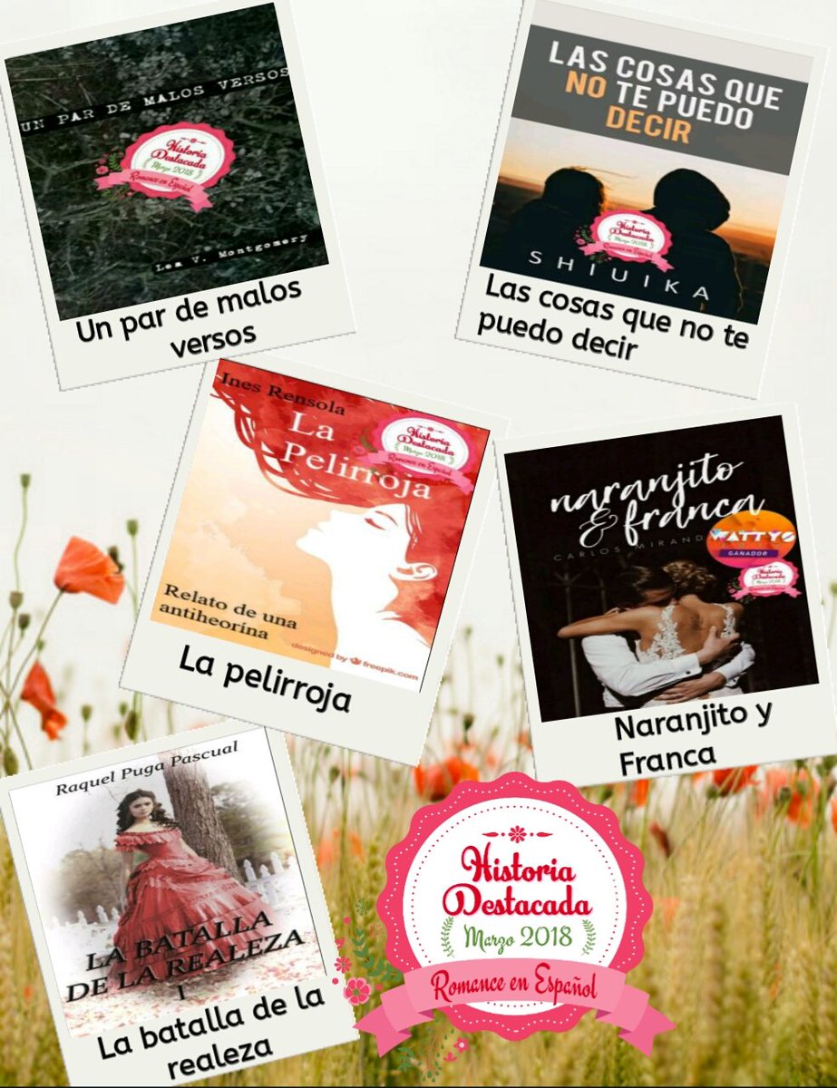 ComunidadWspa's tweet photo. El perfil de #RomanceEs inaugura una nueva lista de historias destacadas de este mes, que han pasado por un proceso de selección y que han sido recomendadas por su gran calidad literaria.
¿Te las vas a perder?
https://t.co/EFV5C8KS0W https://t.co/7b8YwqPqFo