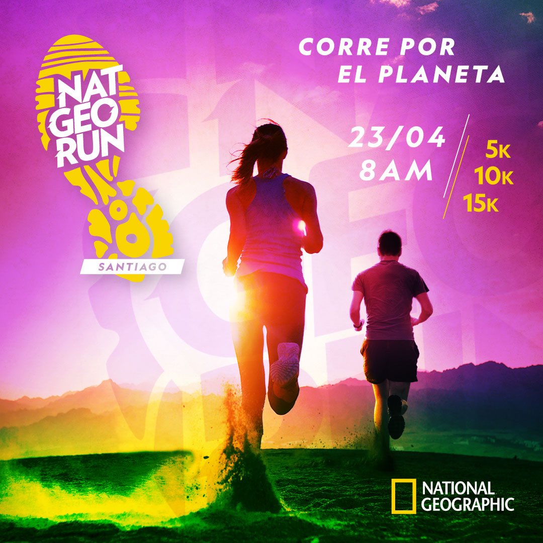 Lucilavit's tweet photo. Ya están abiertas las inscripciones para la 3 versión de #NatGeoRunCL en #Chile. No te quedes fuera de vivir la experiencia @natgeo.la
inscríbete en https://t.co/WzW5xUvkqa
Nos vemos el 22 de abril!! https://t.co/8z7dJ8k768
