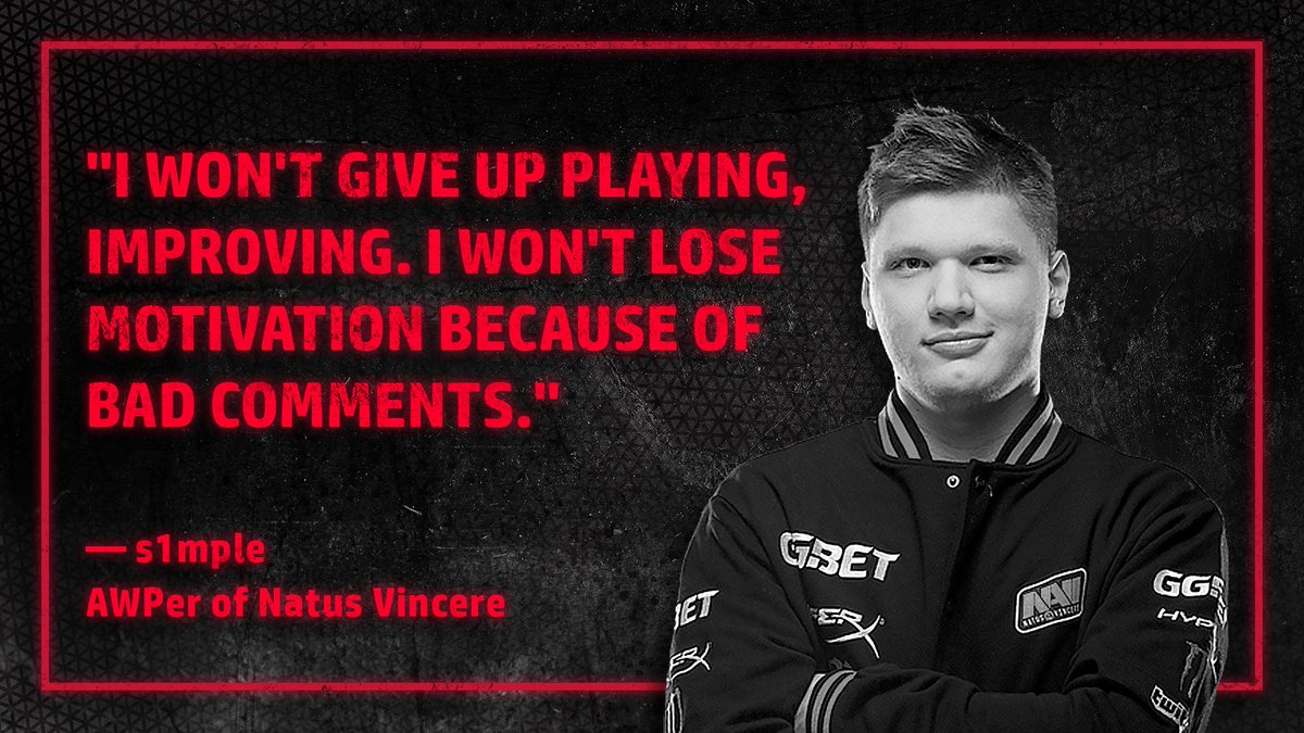 OMENbyHP's tweet image. Don’t listen to the noise. @s1mpleO gives his tip on how to focus while he competes with his CS:GO team at #ESLProLeague