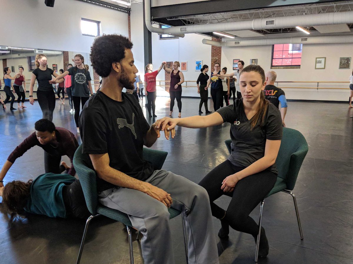 AXISDanceCo's tweet photo. We had a wonderful class yesterday with students from American College Dance Association at Virginia Commonwealth University, thank you for moving with us! #AXISDanceCompany #AXISonTour #30YearsofRuleBreaking #AXIS4Inclusion #Dance4All https://t.co/J1IXg59wMT