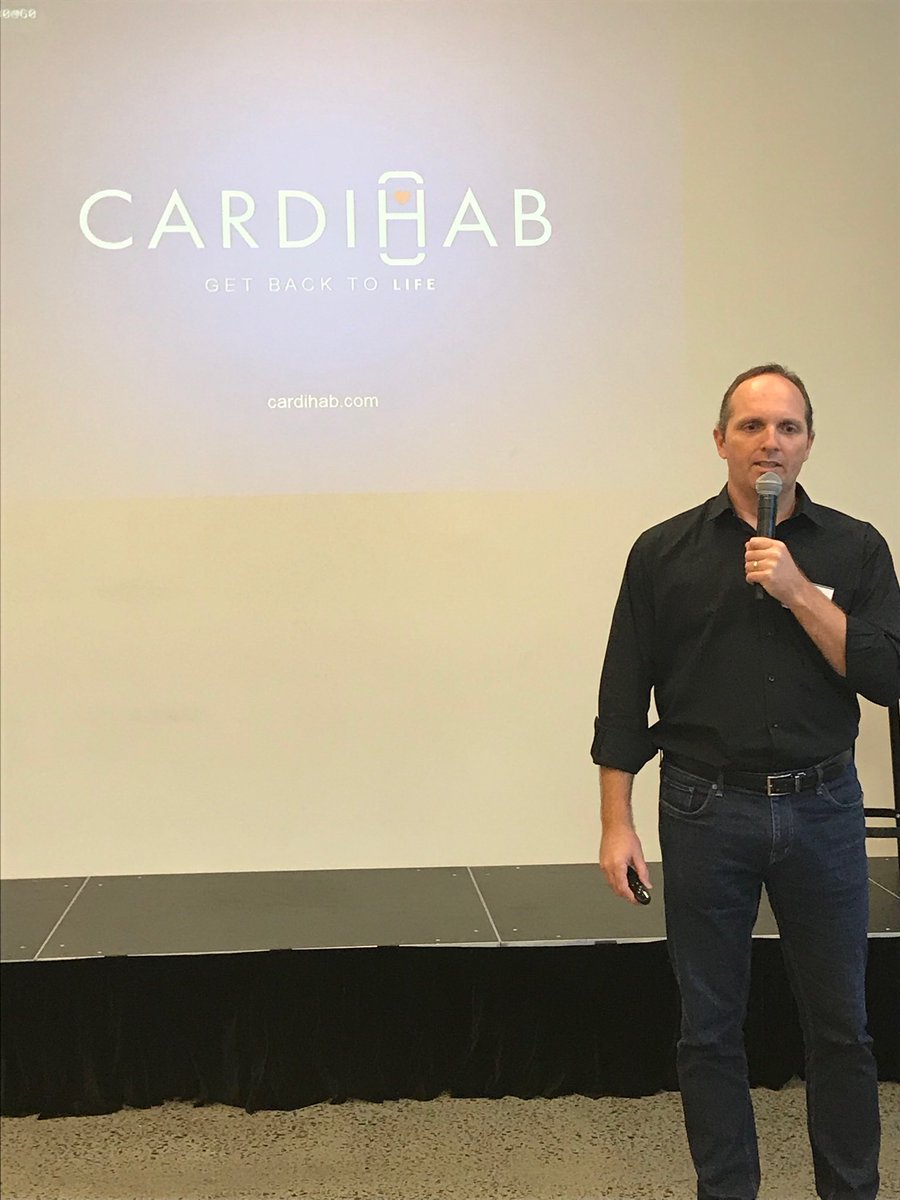 ONaccelerator's tweet photo. Welcome @Cardihab Simon &amp; Gus to our ON session today! Tribe members from our very first Accelerator and a @CSIROnews spin out.  #ideastoimpact #accelerate1 #accelerate4 💕🧠 https://t.co/GlQujcCCfw