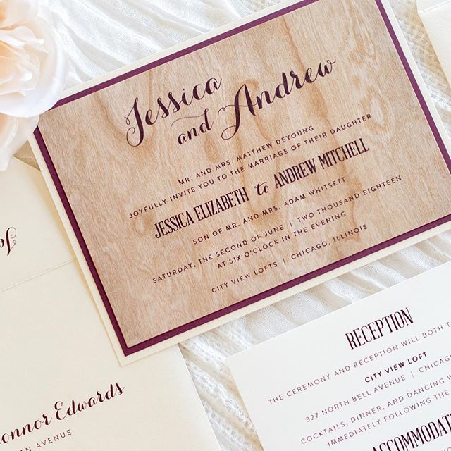 SecondCityLove's tweet photo. Real wood wedding invitations... say what?! Loving the variety of embellishments in this year’s invite collection with this one called the Soulmate suite! https://t.co/66JHRI8r2t https://t.co/wBwxuvprH0