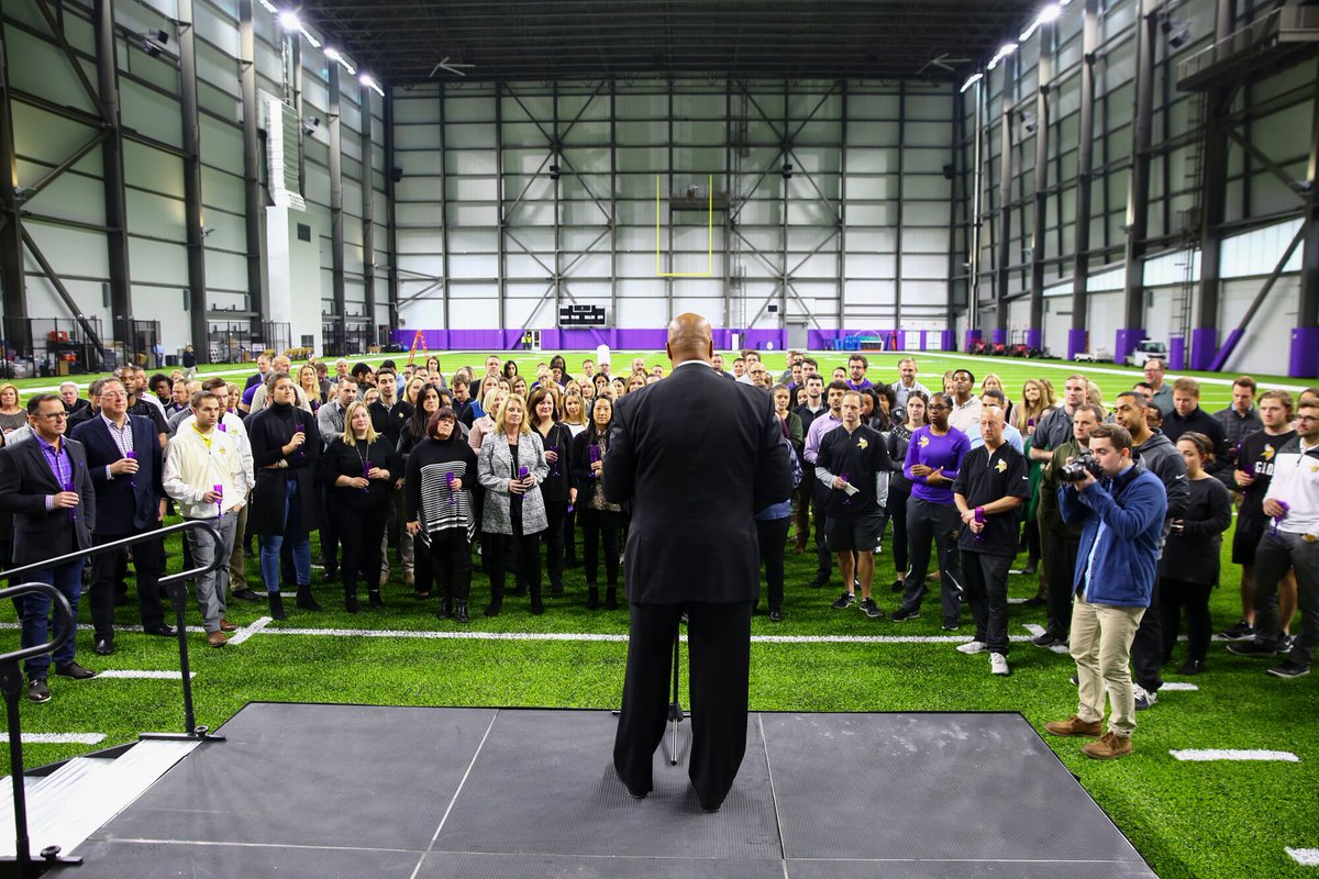 VikingsCreative's tweet photo. With the opening of #TCOPerformanceCenter, we are happy to announce the launch of #TrueNorth the @VikingsCreative team. #skol https://t.co/GJqVKXxV8E