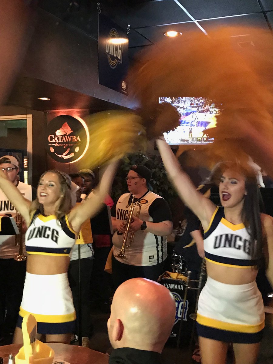 sawilli3's tweet image. In Asheville getting ready for the big game. GO Spartans!