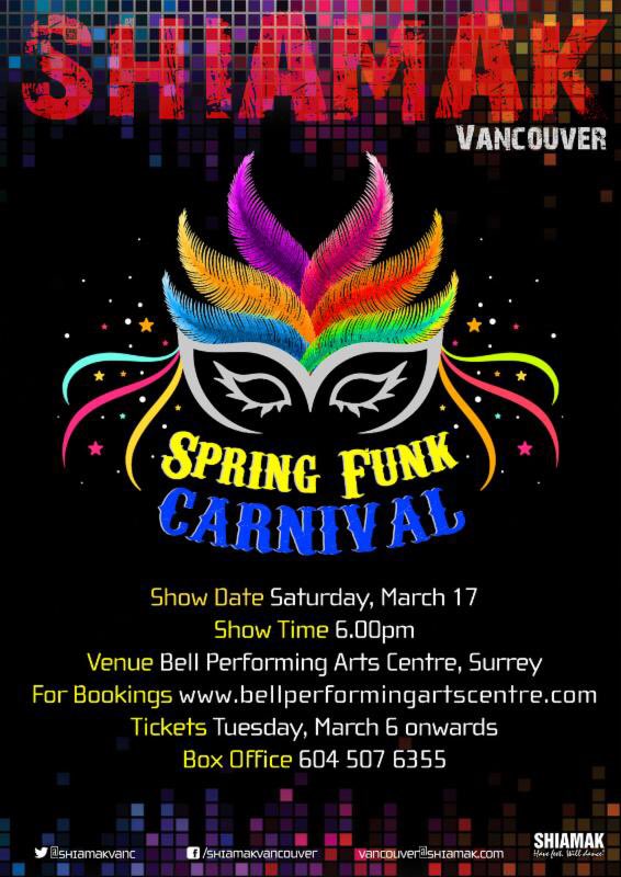 shiamakvanc's tweet photo. It is that time of year again - SPRING FUNK 2018 - CARNIVAL ๐๐ญ๐ซ๐๐จ๐
.
.
.
Ticket sales start TOMORROW!!!! Call Bell Performing Arts Centre to reserve your seats to this colourful and creative night in dance .
.
.
.
#springfunk #carnival #color #love #excited #colourful https://t.co/erhCMRbx4W