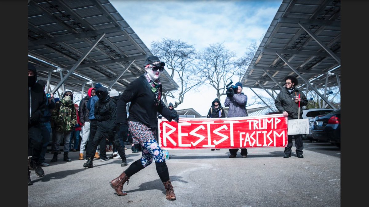 cj_weiss's tweet photo. Some pictures from today's protests against Richard Spencer speaking at MSU. @thesnews https://t.co/mSwV87L6C3