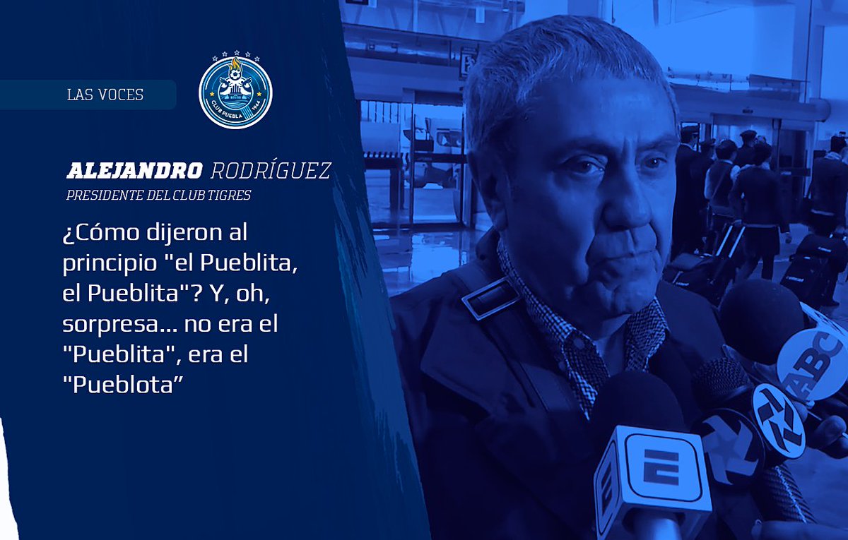 En la Sultana del Norte ya nos conocen como "el Pueblota" 😎. No lo decimos nosotros, lo dice el Ing. Alejandro Rodríguez 🐯

#YoCreoEnLaFranja🎽