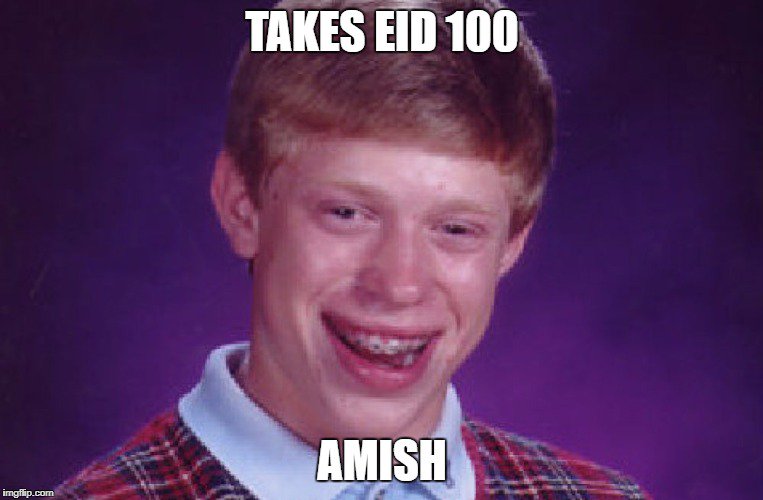 ColinJayRU's tweet photo. @EID100_RU : #module5 Bad Luck Brian. The Man. The Myth. The Legend. https://t.co/IiwLEX6rD6 https://t.co/VvMy3JQJOb
