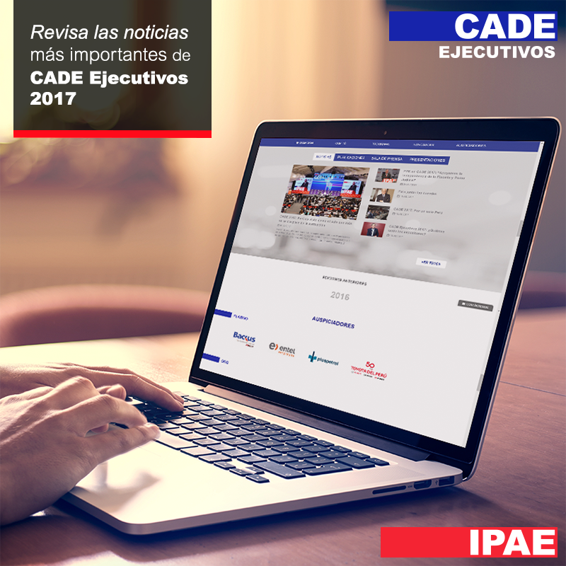 IPAEPERU's tweet photo. En la web de #CADE2017 podrás encontrar notas periodísticas sobre el foro empresarial más importante del país, que en su última edición se enfocó a reunir propuestas y experiencias para que el Perú siga su camino al desarrollo sin cuerdas separadas. https://t.co/cRdv21ENdr https://t.co/m0Gl3hqdds