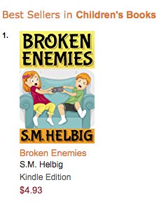 Our new book Broken Enemies by <a href="/smhelbig1/">S.M. Helbig</a> &amp; @soniahelbig has hit #1 in Australia, #2 in the UK &amp; #10 on the USA #Amazon #Kindle #BestSeller List for various categories! Link --> books2read.com/u/38gNAO <-- 
#kidsfiction #iartg #asmsg #kindle #ChildrensBooks #kidlit #mglit #RT