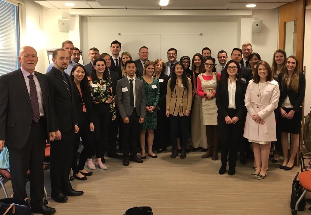 BUPardeeSchool's tweet photo. Great to see so much #PardeePride tonight in #WashingtonDC!
DC-based alumni heard from Dean @AdilNajam about the exciting developments at the Pardee School. Later they were joined by our graduate students on the annual #PardeeInDC trip led by Amb. Loftis. https://t.co/3C1IF5V8Go