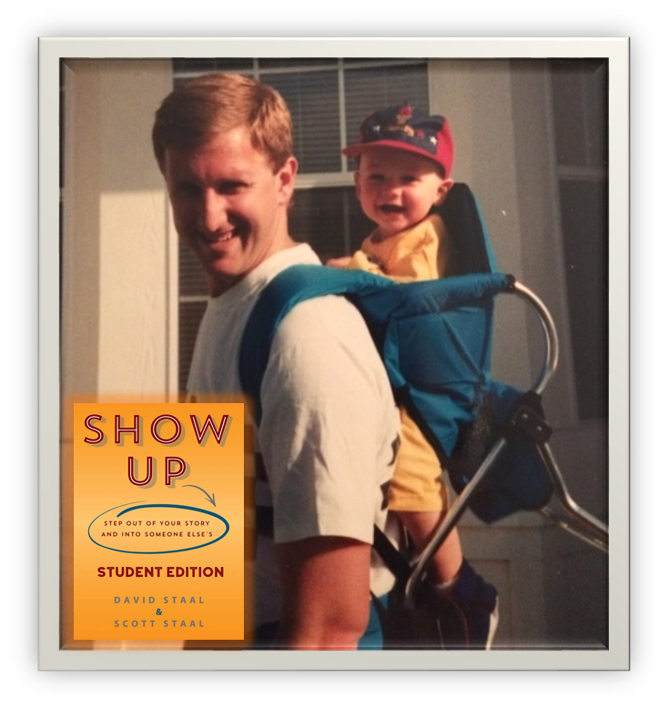 David_Staal's tweet photo. My co-author @scott_staal and me during an early brainstorming meeting about someday writing a book together. This April, "someday" arrives! #ShowUpGeneration https://t.co/Heb2AWTtn9