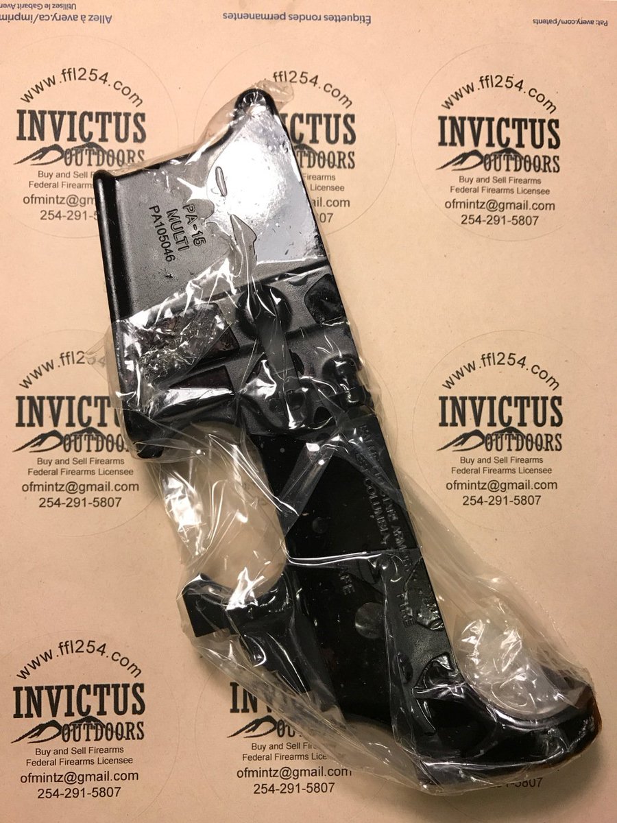 invictusoutd's tweet image. Palmetto State Stealth Stripped AR-15 Lower ffl254.com/2018/03/06/pal…