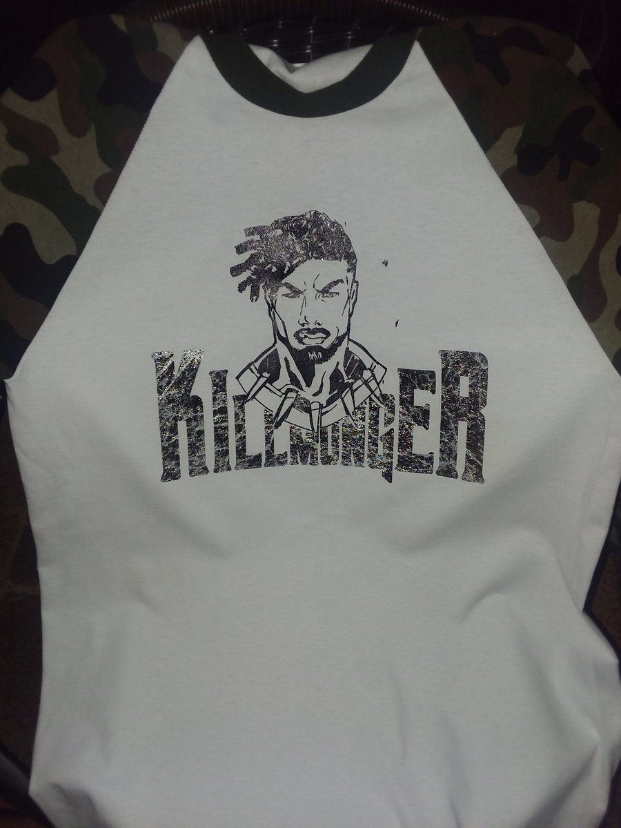 DornayT's tweet photo. Already!
#GentalmensClub #Killmonger 
#BlackPanther #KillChalla 
           Shipping included 👌💪 https://t.co/tfiyKINNQ8