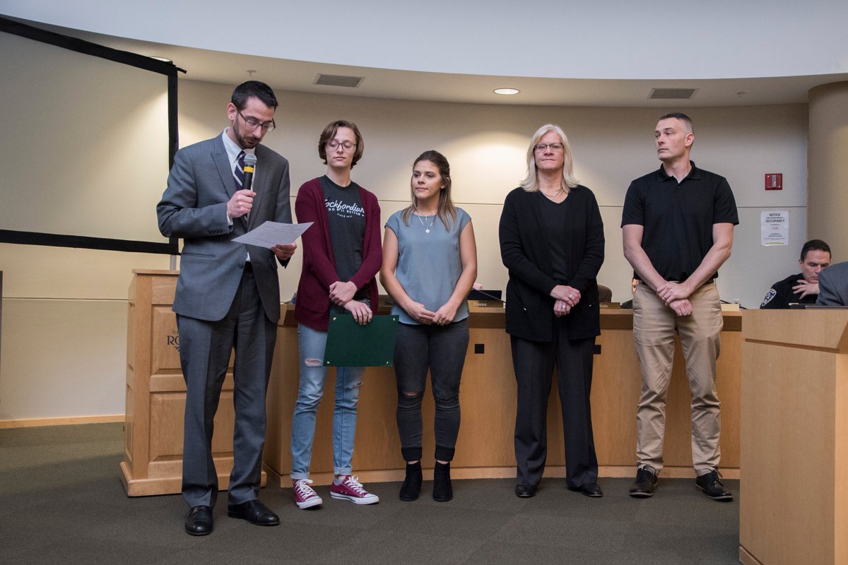 RVC_Athletics's tweet photo. Thank you @CityofRockford @tmcrkfd for proclaiming March 12-17, 2018 to be "NJCAA Division III Women's Basketball Championship Week" ๐ We're excited to bring the national tournament to Rockford while also playing in it and representing RVC! https://t.co/DLWtUqnNM5