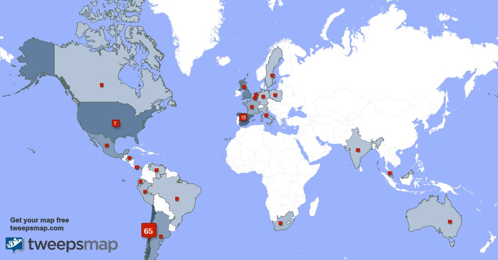 Tengo 3 nuevos seguidores, desde Estados Unidos, y más durante la última semana tweepsmap.com/!santamaniachi…