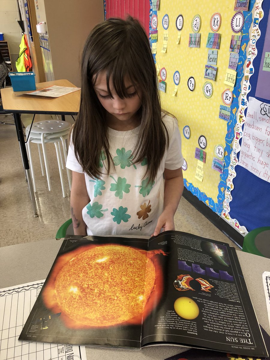 MrsMatheson128's tweet photo. First graders can research too! Learning about text features in preparation for a space exploration project. These kiddos amaze me every day! #EuclidExplores https://t.co/Y0fhOXDZOT