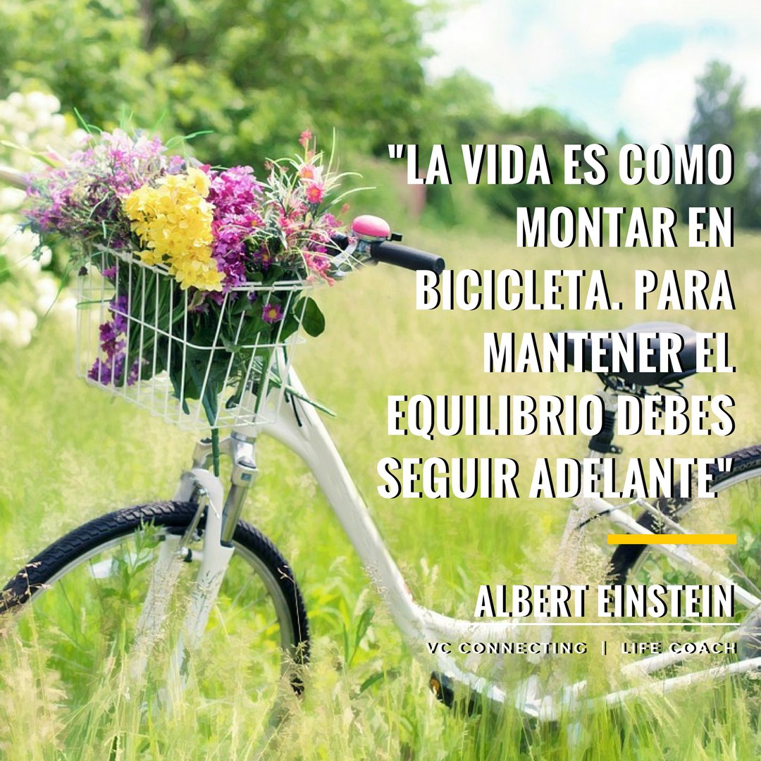 VCConnecting's tweet image. Solo es cuestión de seguir adelante para mantener el equilibrio. 🚲