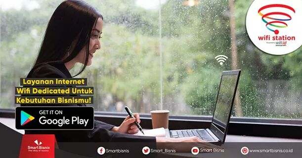 Layanan WiFi Station merupakan jawaban atas munculnya fenomena WiFi everywhere dan Bring Your Own Device (BYOD) di tempat publik seluruh Indonesia
#wifieverywhere #gobringyourowndevice

smartbisnis.id/wifistation
WA 081245524629
Telegram @WifiReg2