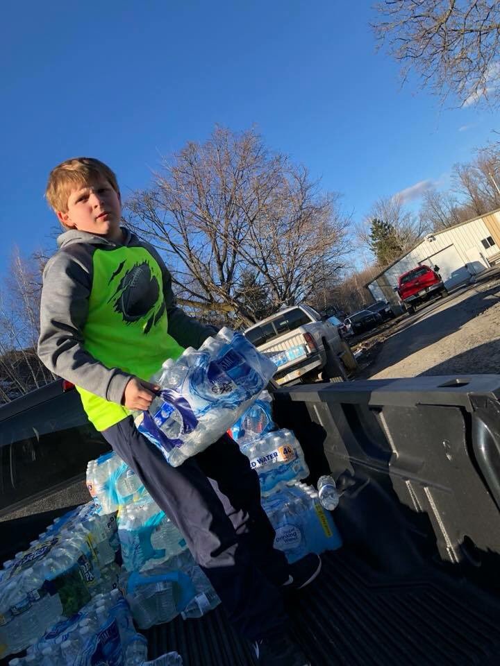 AWDisaster's tweet photo. As the snowstorm this past weekend continues to affect many individuals, AWDR is offering FREE cases of water to those in need in PA and NJ.  #AWDR https://t.co/oQOQOR67PX
