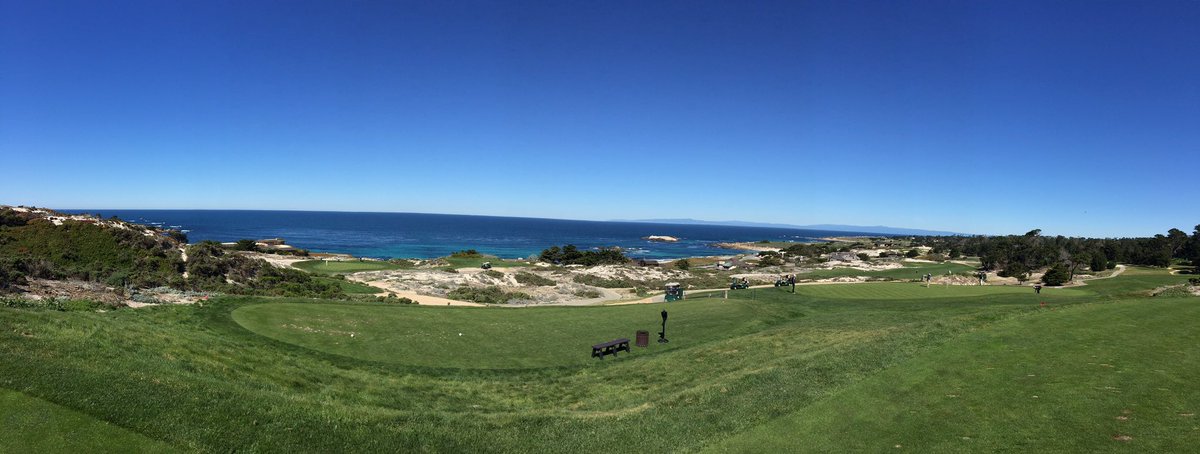Enjoyed an amazing day at Spyglass Hill today! #pebblebaby #PebbleBeach #bucketlist