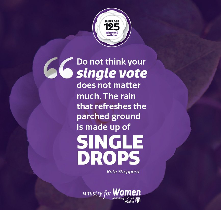 Tomorrow, we launch #Suffrage125 at Government House, Wellington. Tune in to our Facebook page to watch the official opening from 11:30am, 7 March facebook.com/womenofnewzeal… #125launch #nzwomen #votesforwomen #whakatuwahine