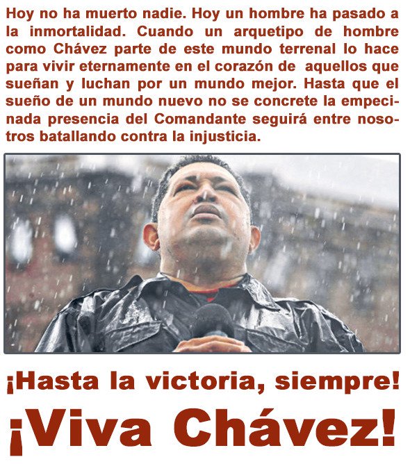 CBITColomine's tweet photo. .@CBITColomine #ChavezTeLoJuro echando cuentos de Sabaneta, cantando canciones llaneras, echando chistes, jugando softball o comiéndose el pedacito de galleta que un niño se saca de la boca: son algunos momentos afectivos que quedaron para siempre en la memoria de los venezolanos https://t.co/tBhvbk6GUa
