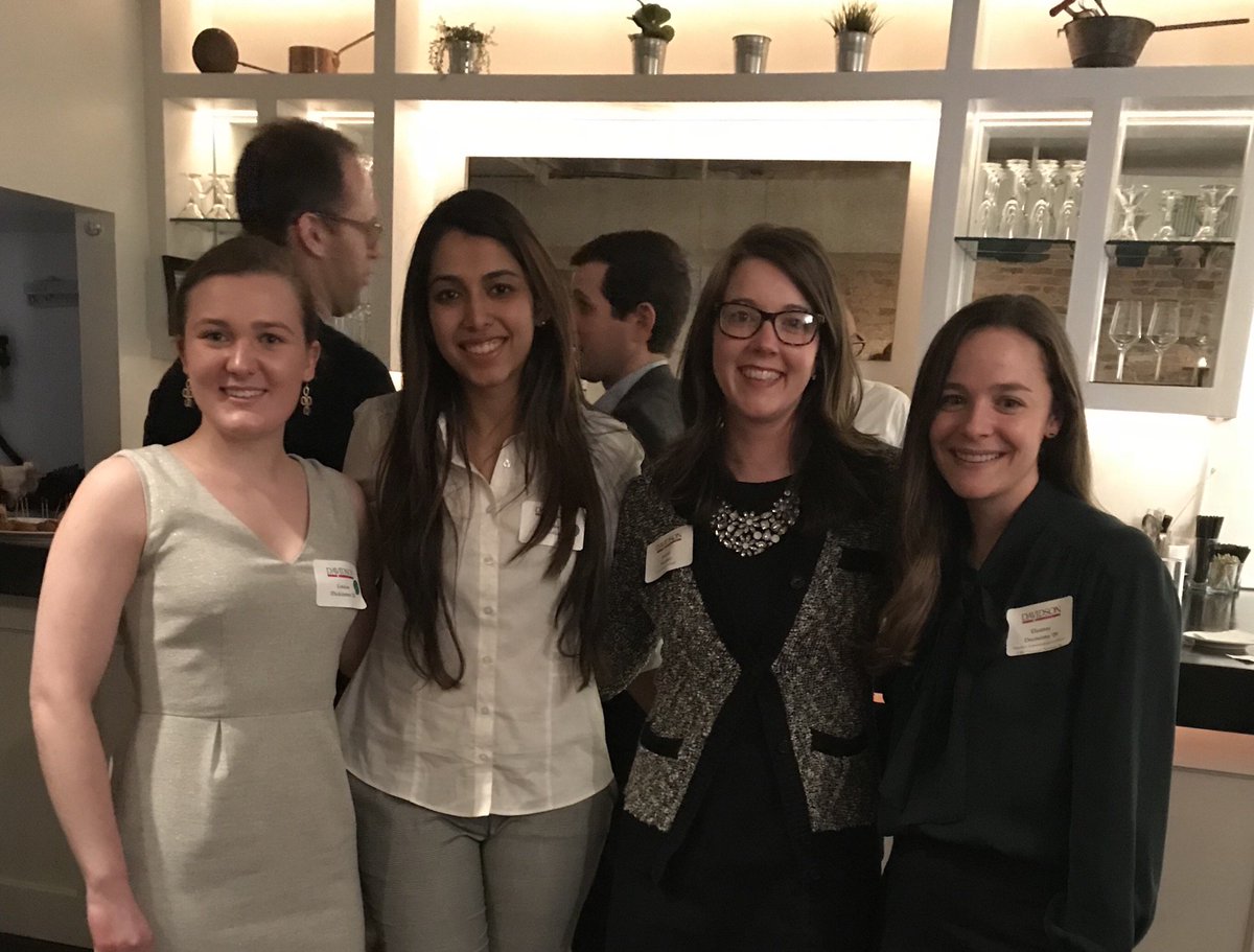 DavidsonAlums's tweet photo. Great night with @DavidsonCareers at the alumni-student finance networking event in NYC hosted by Robert Rostan ‘92. #catsonwallstreet https://t.co/mjVHDhgV2x