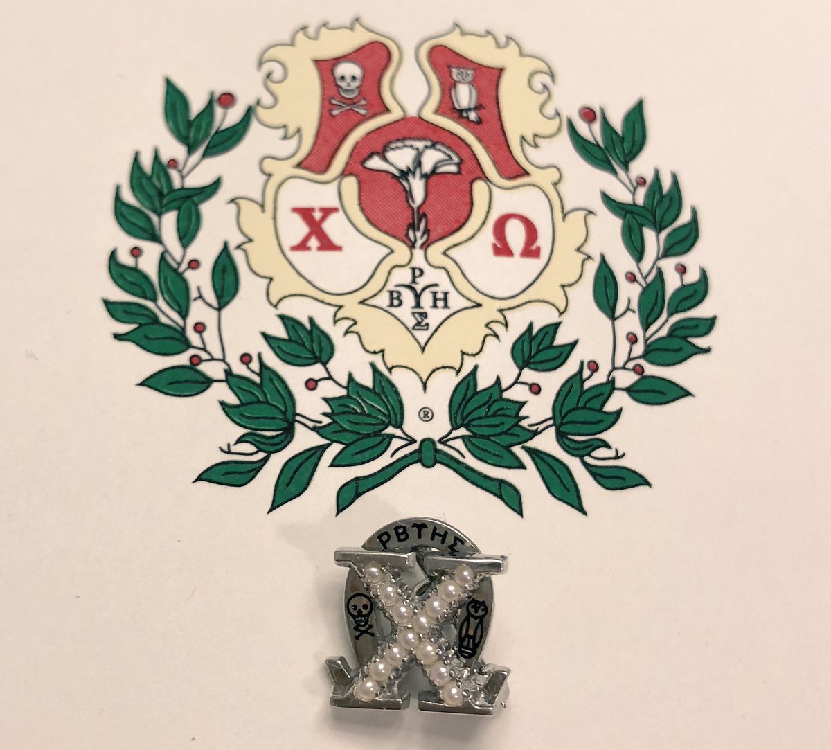 moreheadchio's tweet photo. Today is International Badge Day, which honors our sisterhood and many others! Take a closer look at our badge that we as Chi Omegas hold near and dear to our hearts! ❤️💛 https://t.co/ovM1tlSrZn