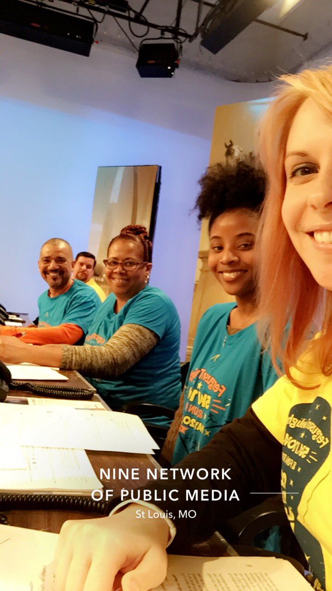 MeghanRMueller's tweet photo. .@FergTwilightRun is volunteering tonight at @TheNineNetwork membership drive! https://t.co/NJqQI9mkzF